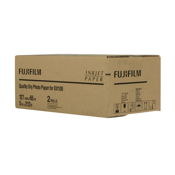 Fujifilm Carta Inkjet 12,7x65m Glossy Conf. 2 Bobine per Fuji DX100/DE100 ed Epson Fujifilm Carta Inkjet 12,7x65m Glossy Conf. 2 Bobine per Fuji DX100/DE100 ed Epson